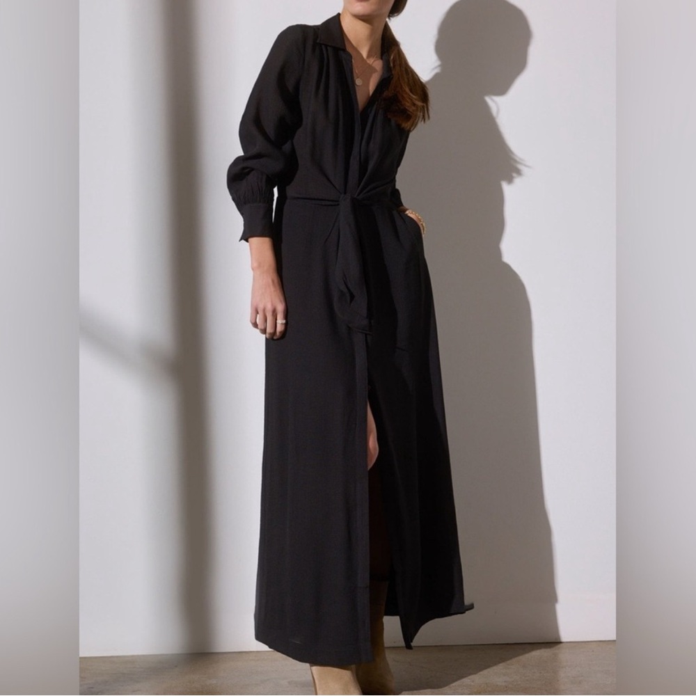 Brochu Walker Black Onyx Madsen Maxi Dress XS - Picture 3 of 9